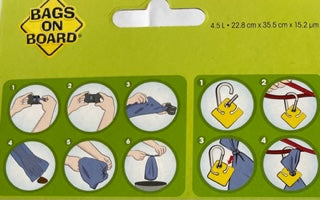Bags on Board with dispenser