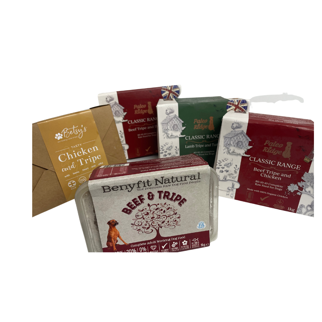 10kg Raw Dog Food Mixed Tripe Case