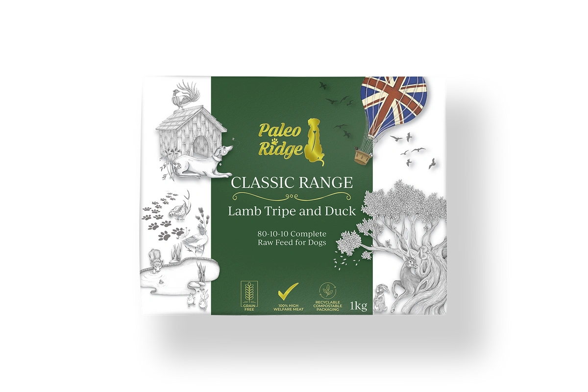 Paleo Ridge Classic Lamb Tripe and Duck -1kg