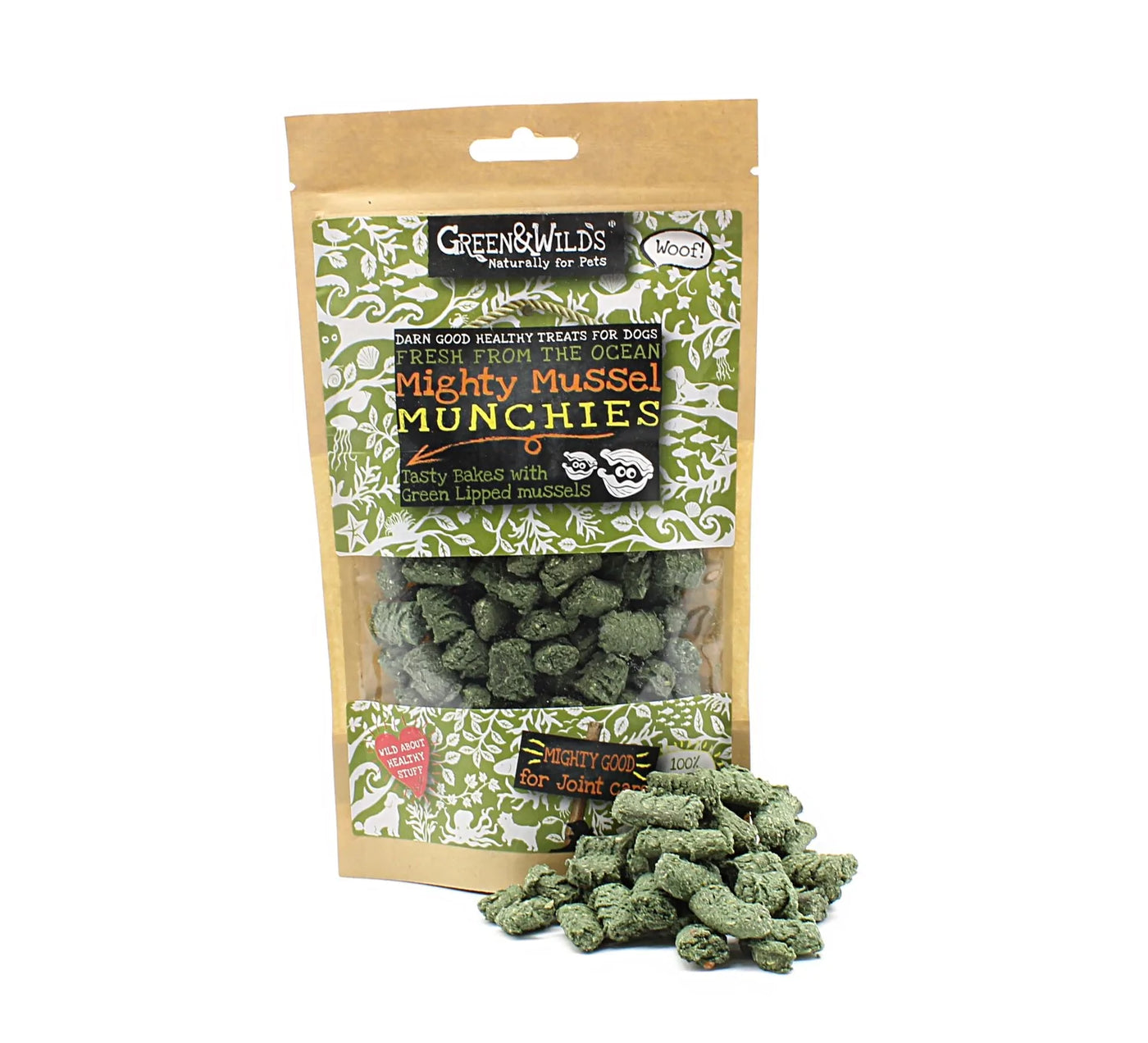 Green & Wilds Mighty Mussel Munchies - 130g