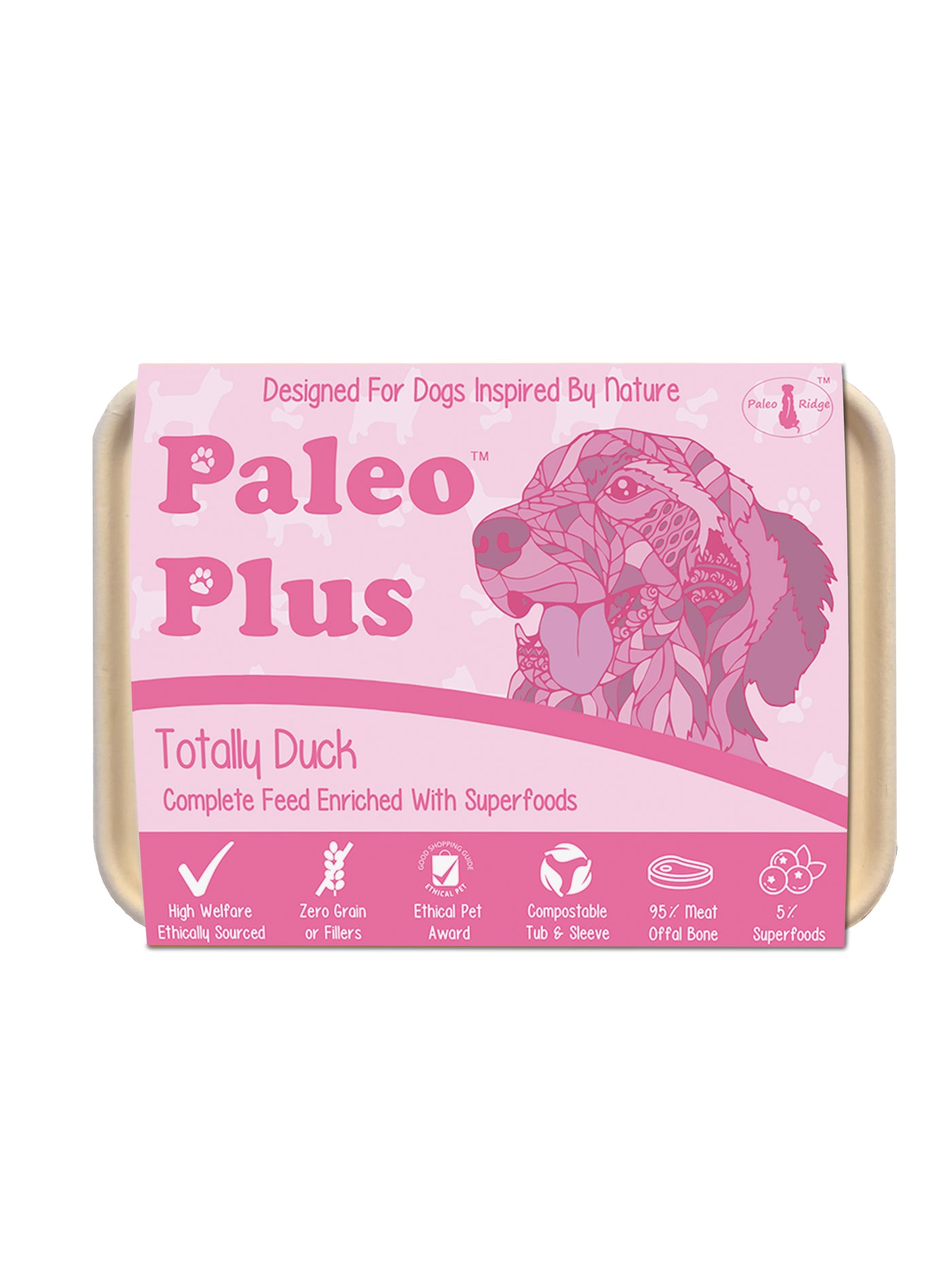 Paleo Ridge Raw - Paleo Plus Totally Duck -  500g