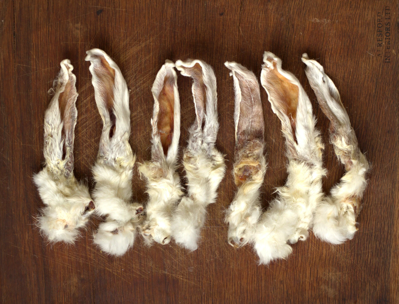 Benyfit Natural Rabbit Ears with Fur